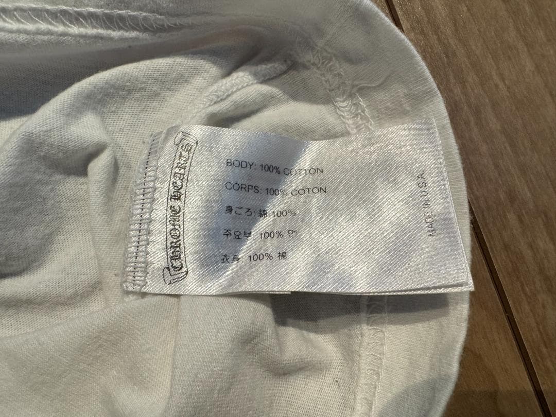 CHROME HEARTS クロムハーツ ネックロゴ ポケットTシャツ