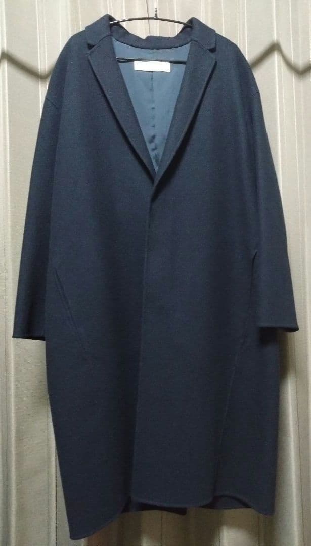 GALERIE VIE ウールカシミヤ ライトメルトン チェスターコート 36