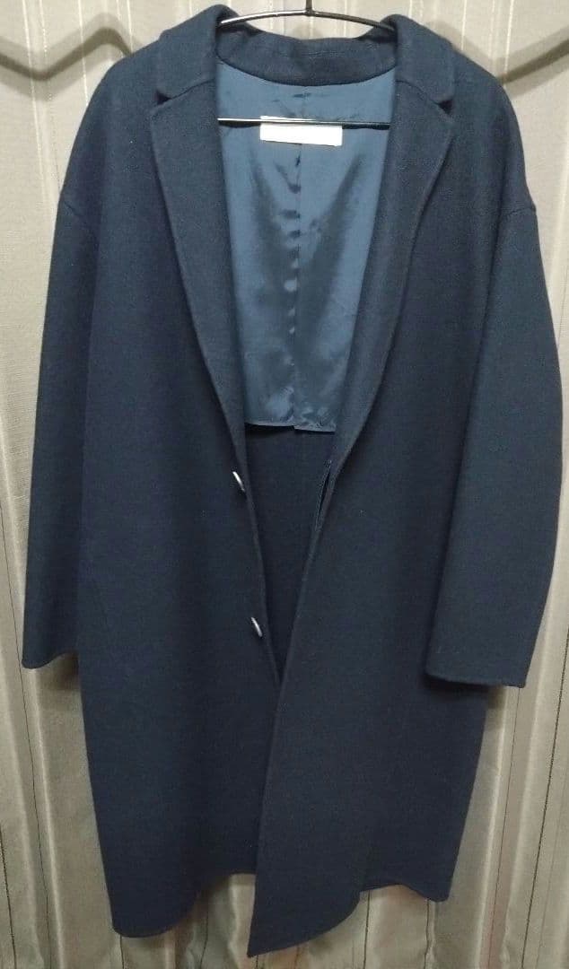 GALERIE VIE ウールカシミヤ ライトメルトン チェスターコート 36