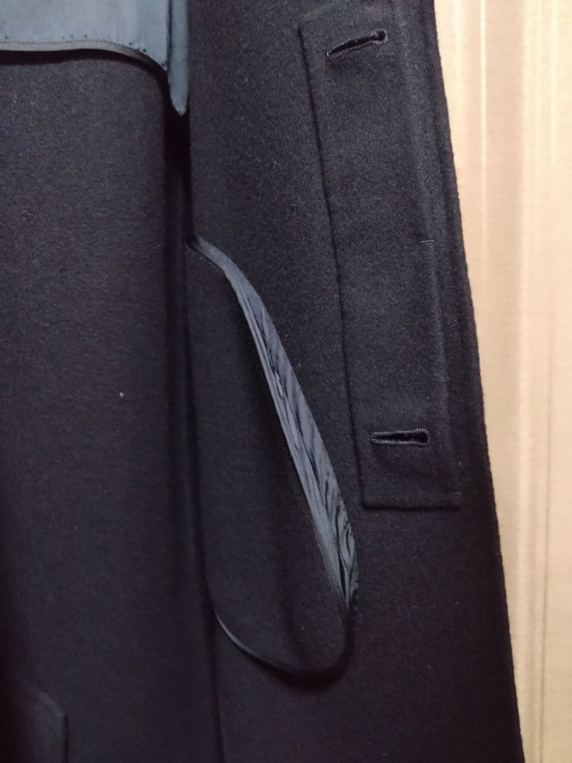 GALERIE VIE ウールカシミヤ ライトメルトン チェスターコート 36