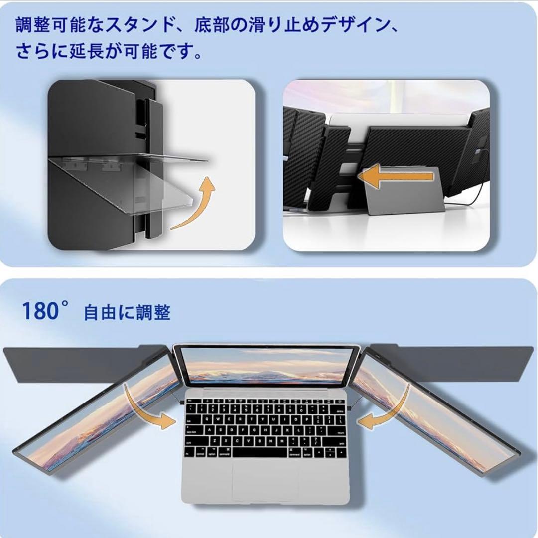 Laptomo S3 14インチ デュアルディスプレイ ポータブルモニタ 2画面