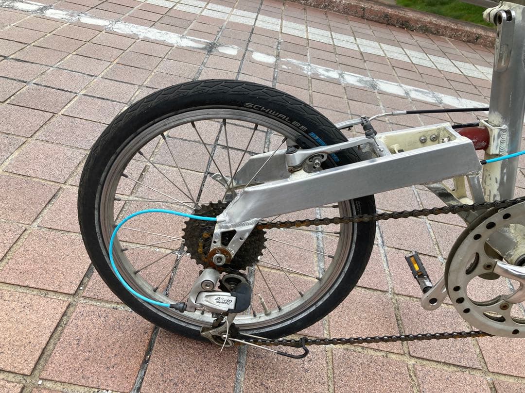 bd-1 ⭐︎アルミポリッシュ1×8速⭐︎折りたたみ自転車