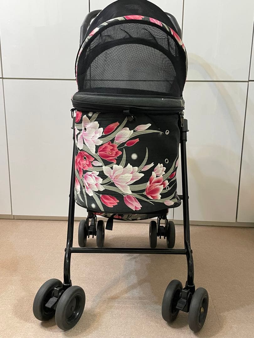 値下げ中！　【唯一無二！】天使のカート（シャンアンジュ）　浴衣の花柄です