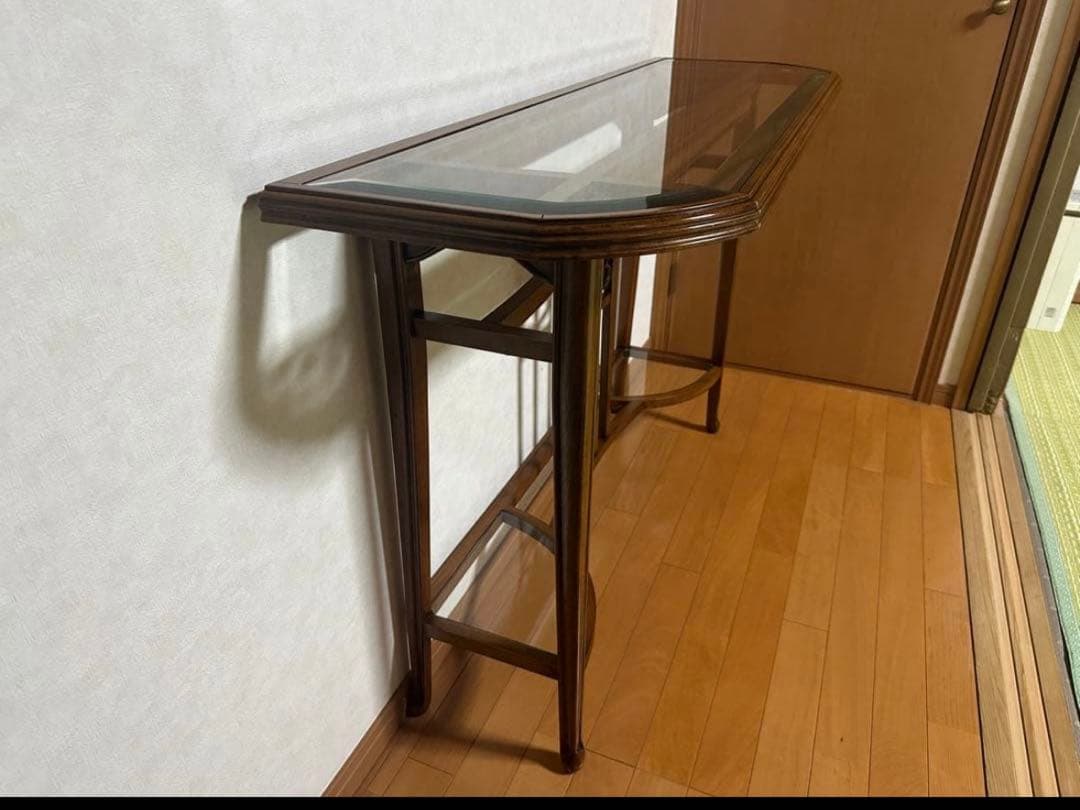 Medea メデア コンソールテーブル サイドテーブル 美品IDC大塚家具