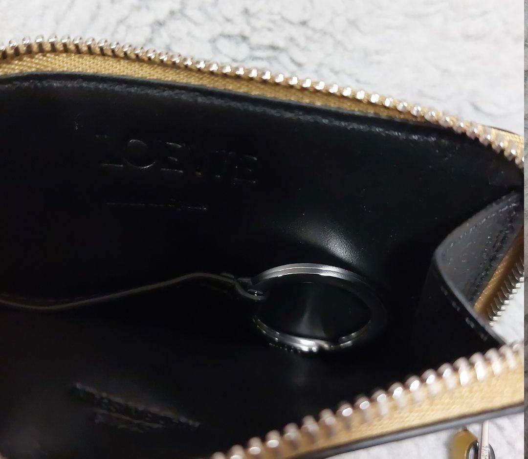 ★美品★ LOEWE カードホルダーミニ財布 キーリング