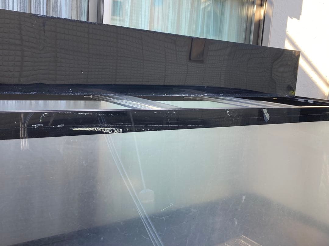 大型アクリル水槽 木製スタンド・上部濾過・ガラス付き1500×600×600