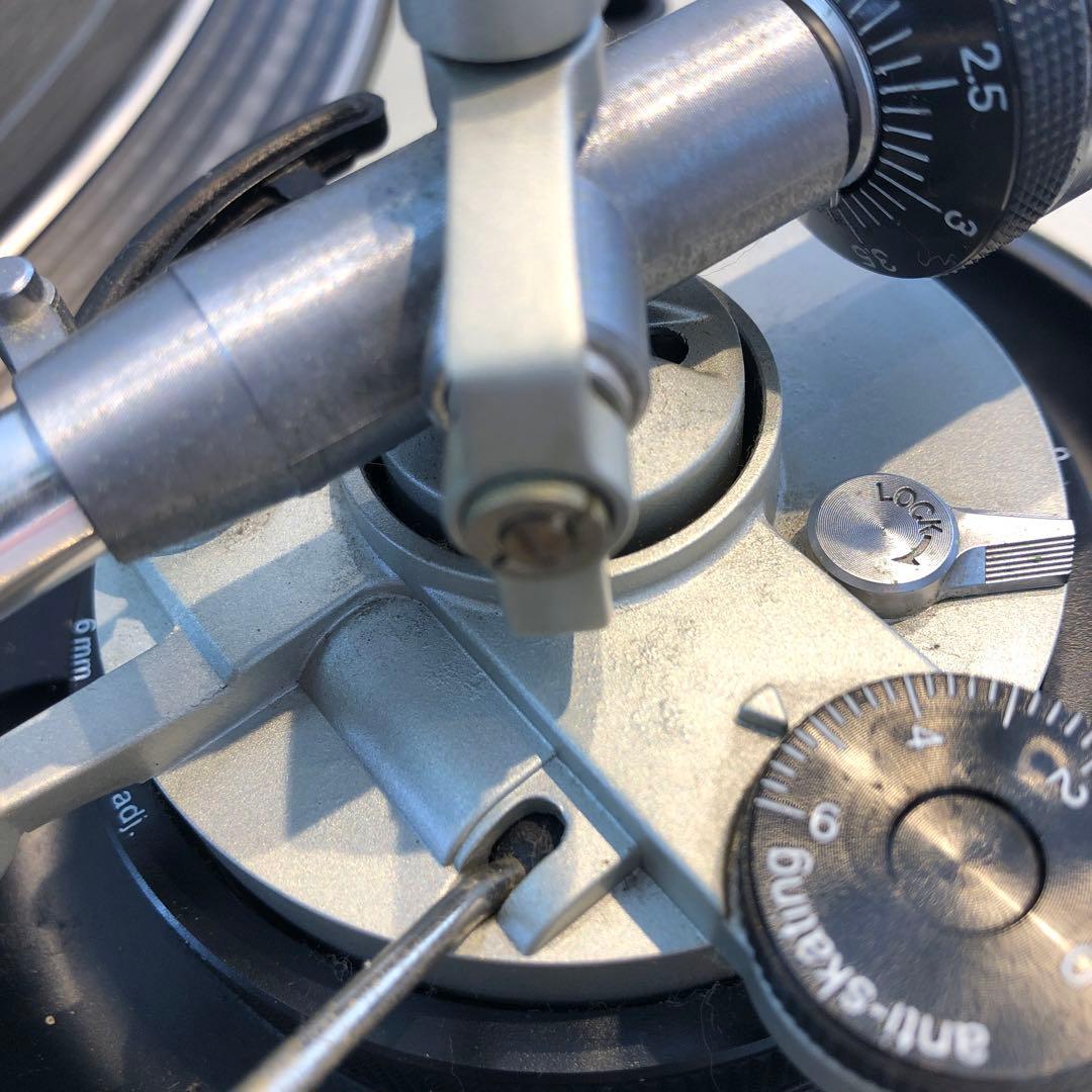 Technics ターンテーブル SL 1200MK3D 電源入りました