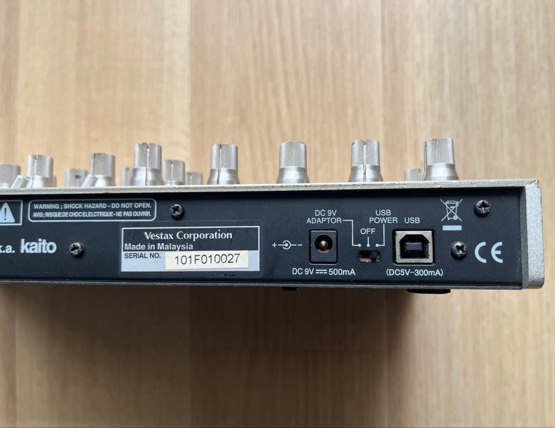 ⑩Vestax TR-1 DJコントローラー　ベスタクス