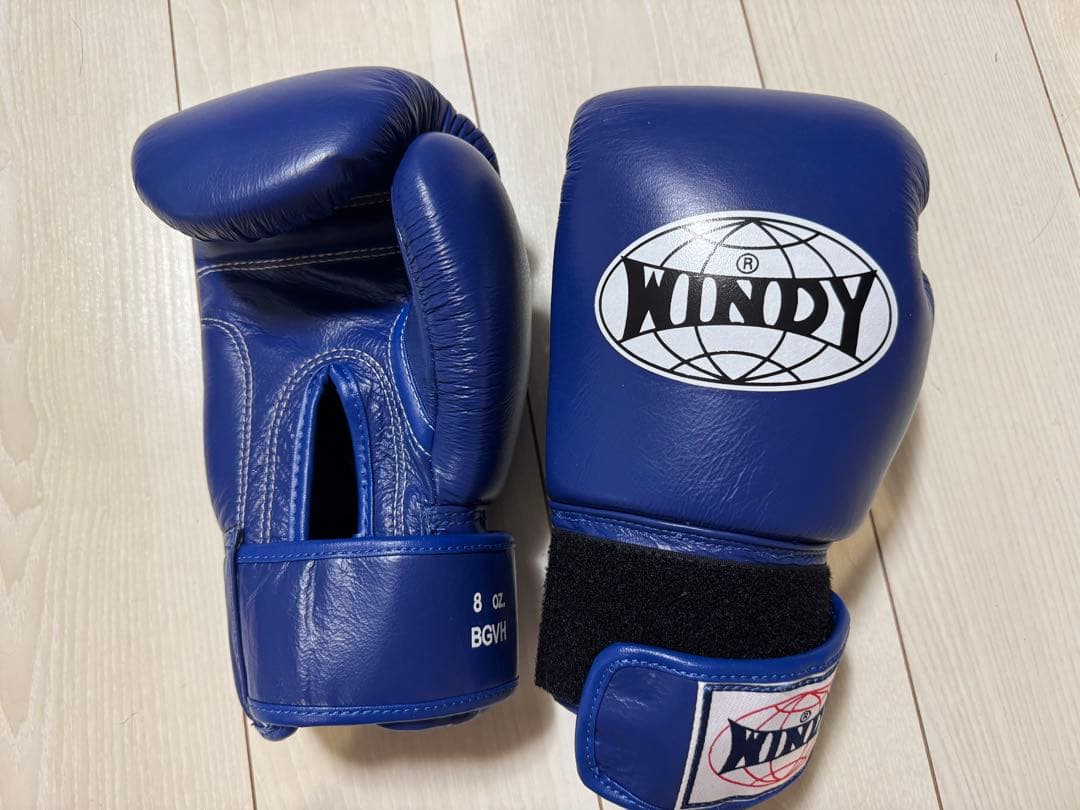 WINDBY ボクシンググローブ 8oz 青