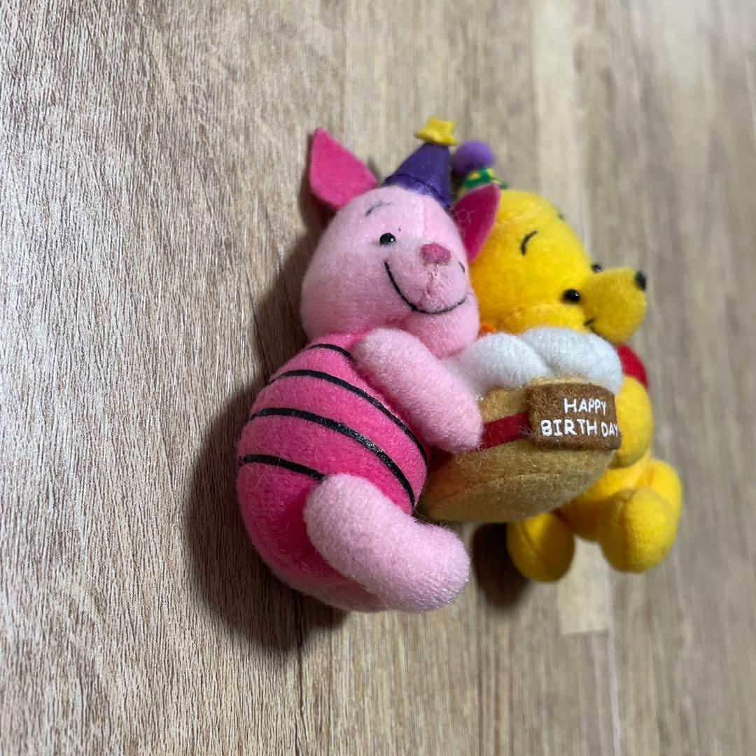 d*3様 ディズニー プーさん ピグレット ぬいぐるみストラップ