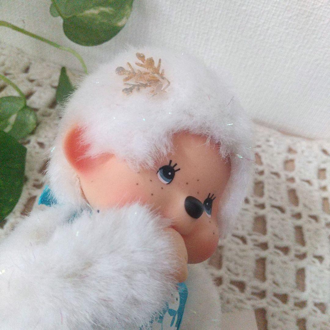 :*s様 セキグチ冬期限定 モンチッチ 白キラキララメ 雪国ご当地 レア美品