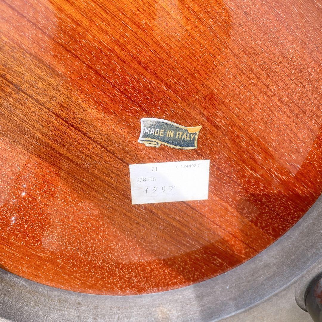 【美品送料込】イタリア ドマン バーズアイ 象嵌 スツール 花台 サイドテーブル