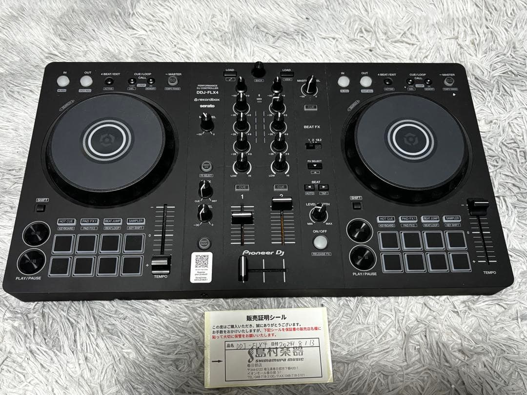 【完品】 Pioneer DJ DDJ-FLX4 DJコントローラー PCDJ