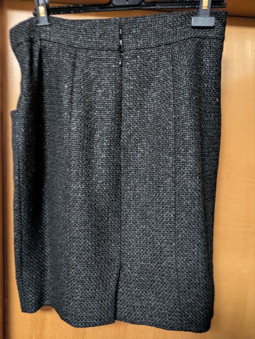 CHANEL タイトスカート 黒 42