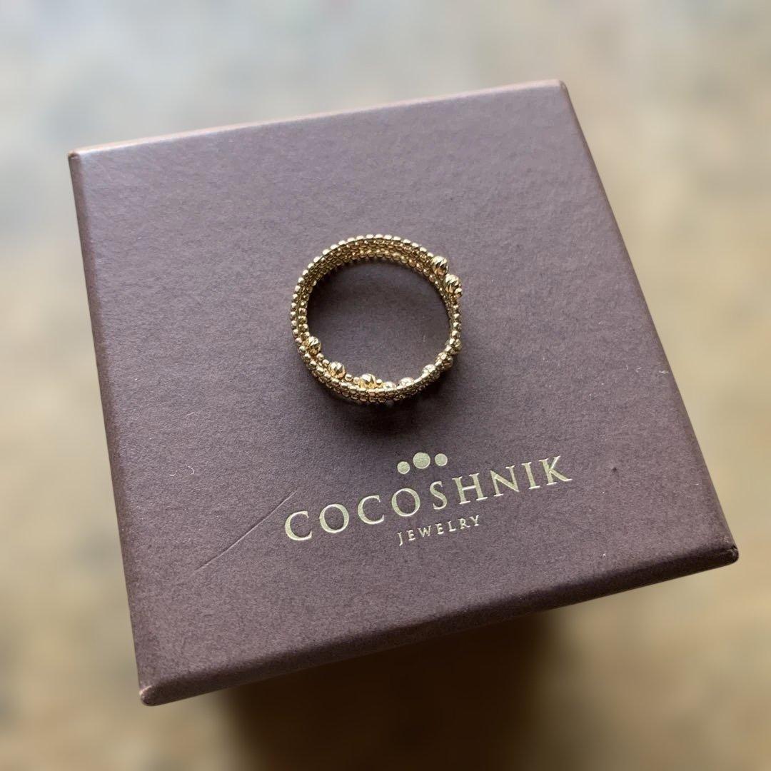 K10ハニー カットボール 形状記憶リング　11号