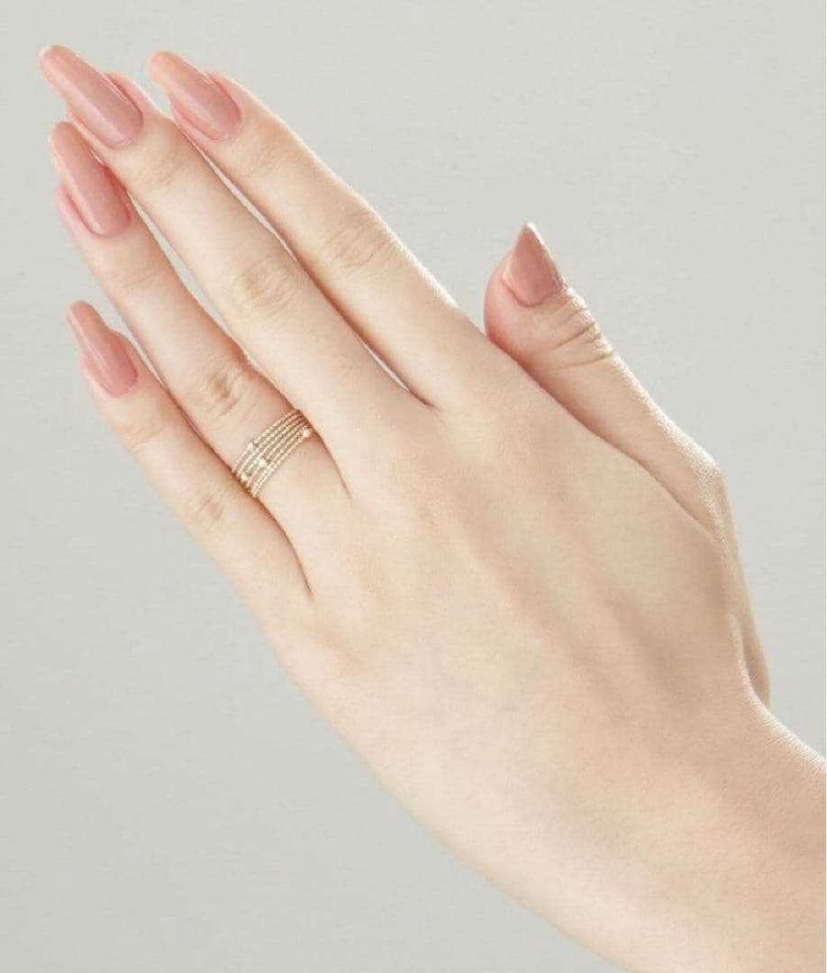 K10ハニー カットボール 形状記憶リング　11号