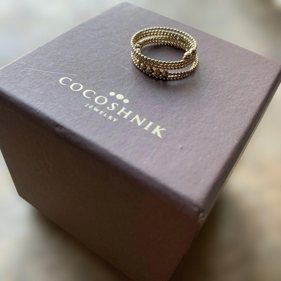 K10ハニー カットボール 形状記憶リング　11号