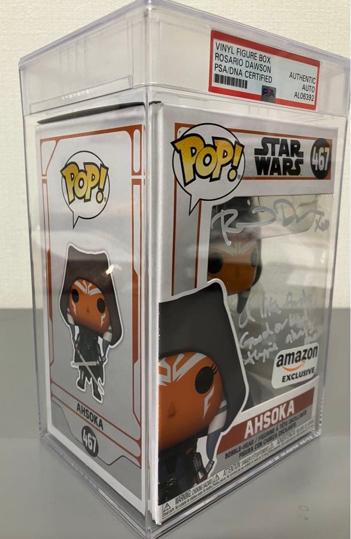 Funko POP アソーカ・タノ ロザリオ・ドーソン 直筆サイン入り PSA