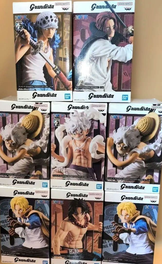 ワンピースフィギュア８個セット　Grandista