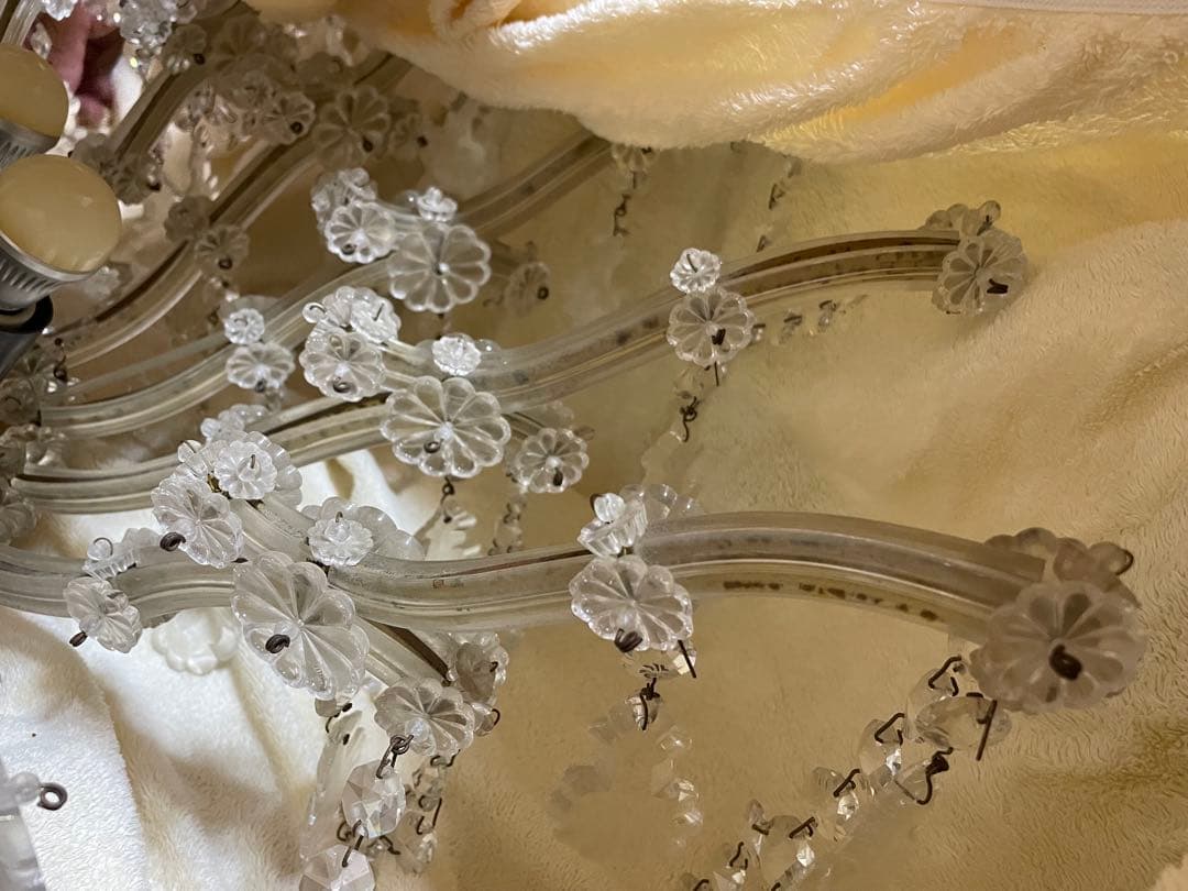 PRECIOSA/プレシオサ、LUSTRYシャンデリアランプ クリスタルガラス