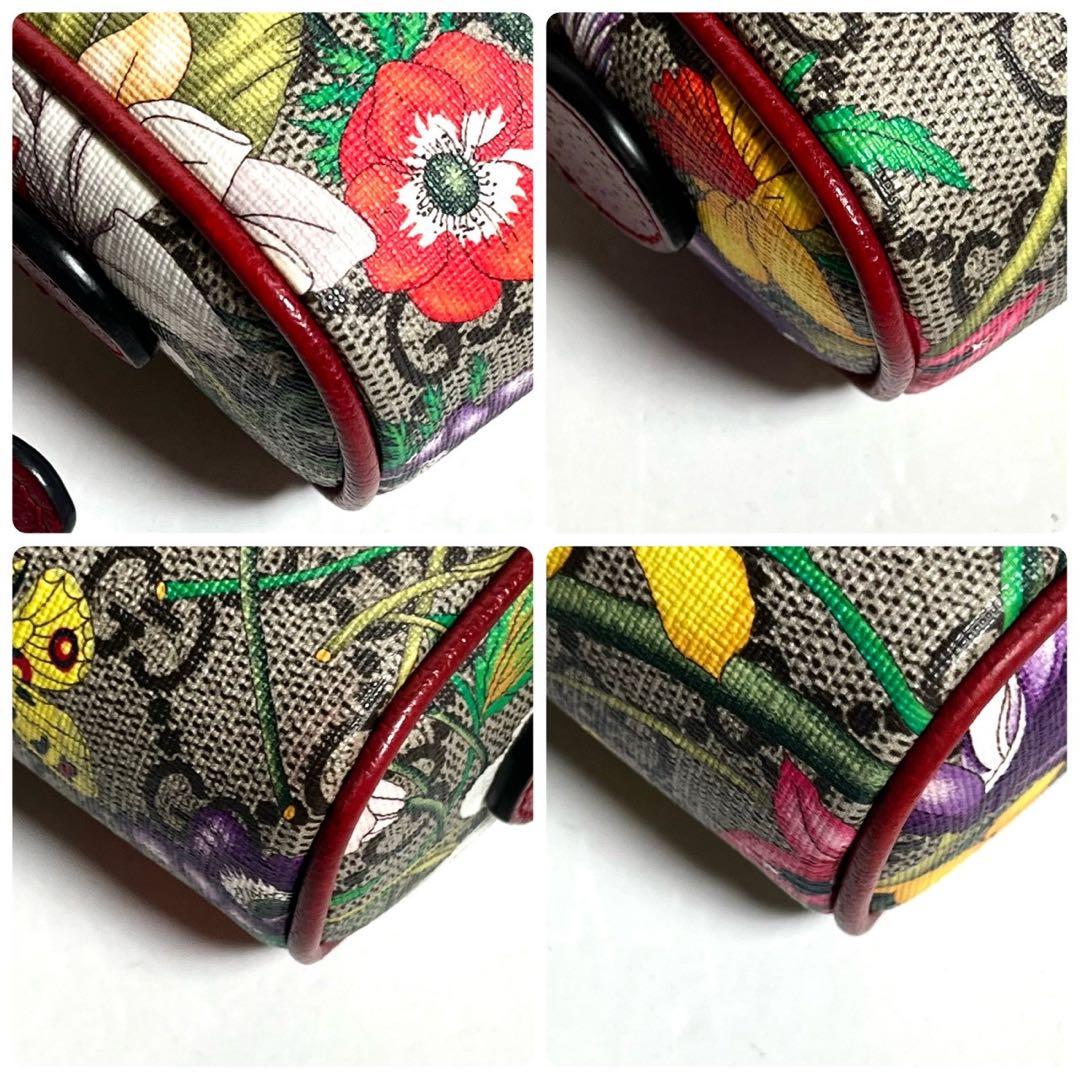 【極上美品・使用感少ない✨】グッチ オフィディア フローラ レッド クロスボディ