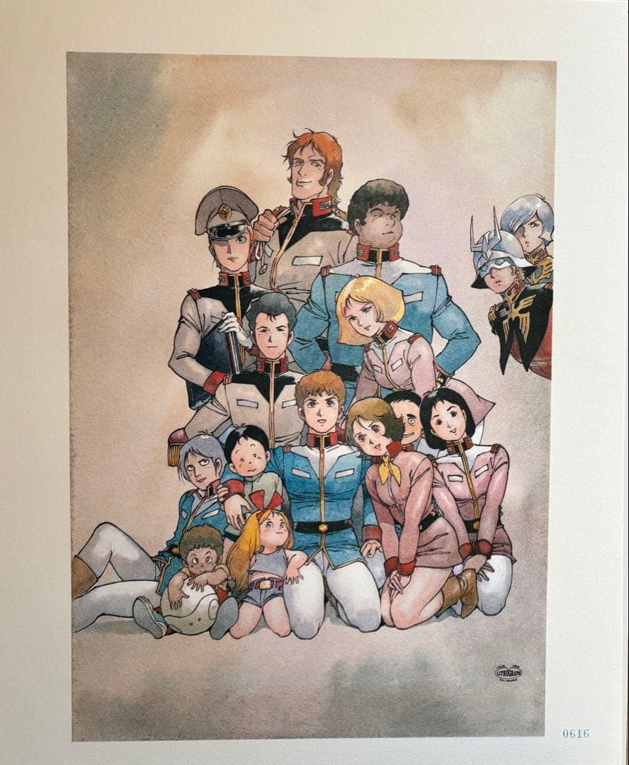 鈴*、様 機動戦士ガンダム20周年リトグラフ　安彦良和