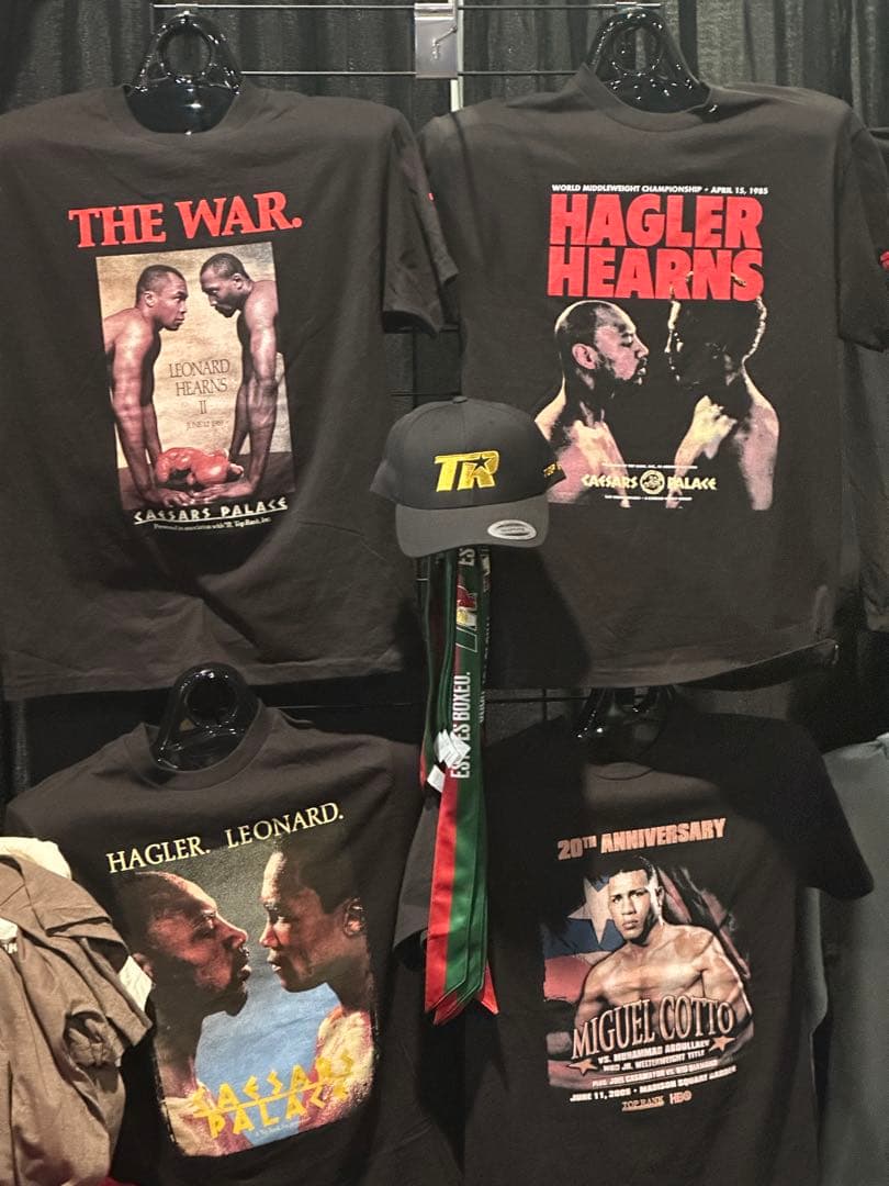 公式 ハグラー対ハーンズ ファイトTシャツ　ボクシング