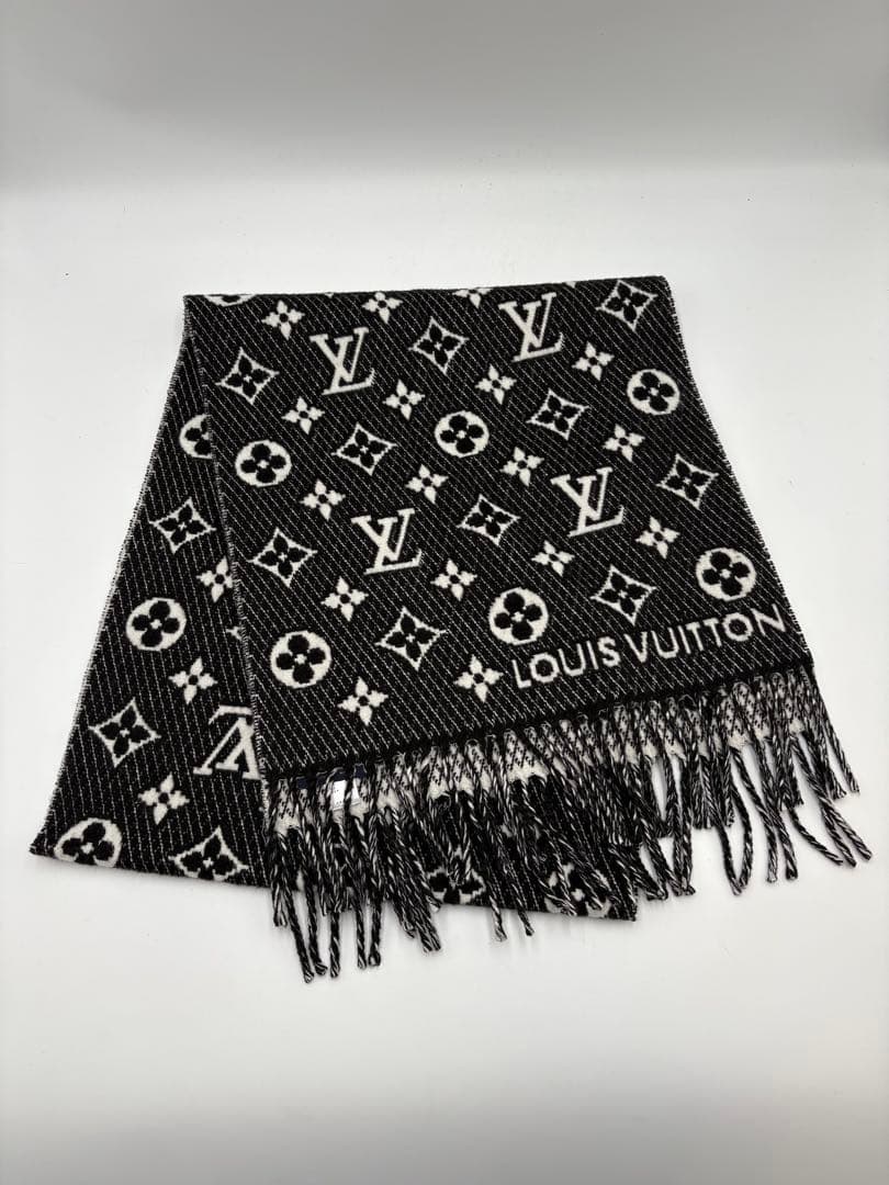ルイ・ヴィトン　エシャルプ・LVトゥジュール　マフラー　シルク/カシミヤ
