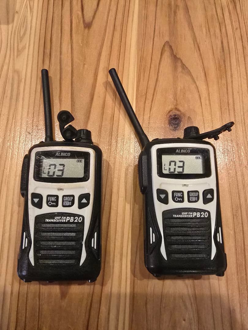 ALINCO DJ-PB20 トランシーバー 5台 まとめ売り