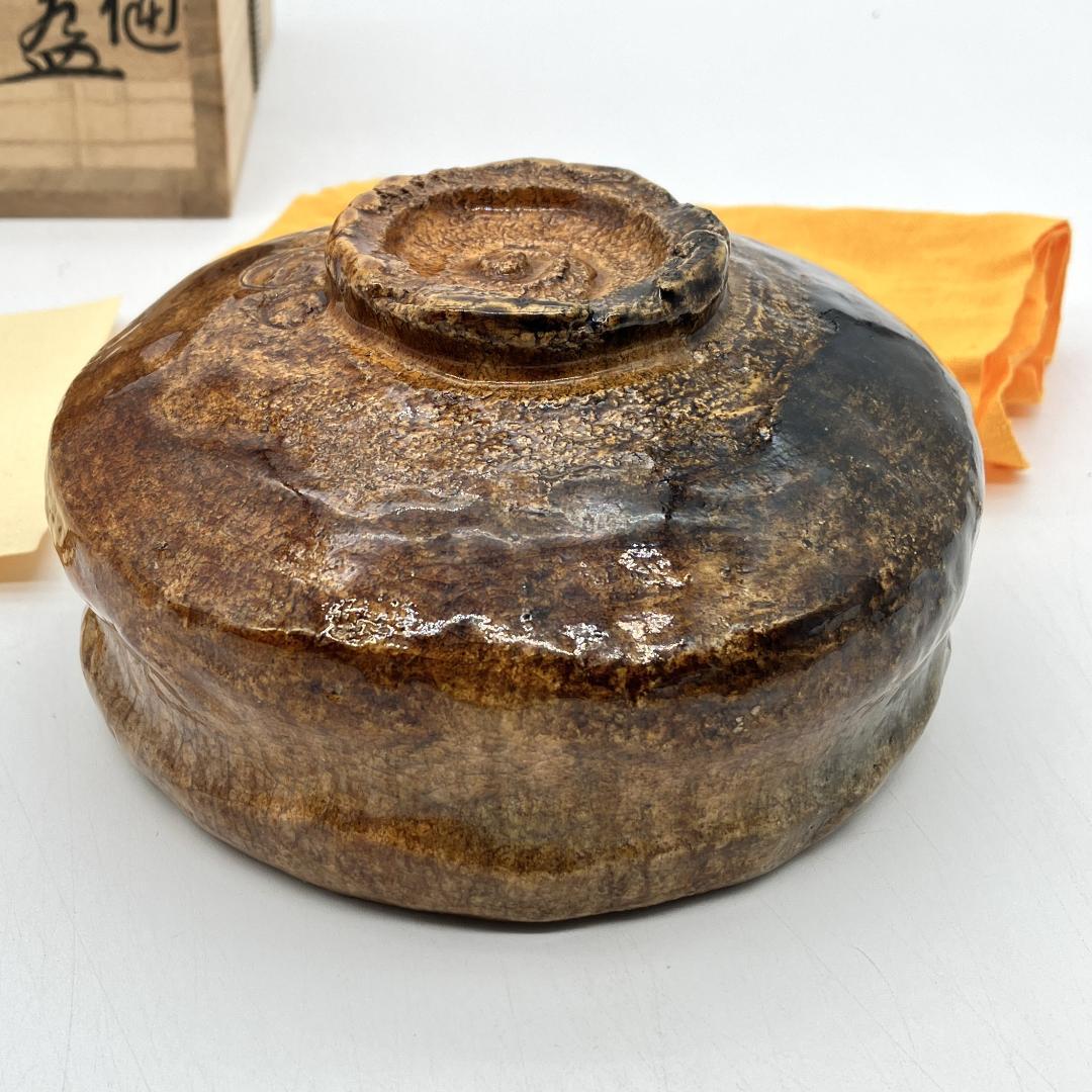 茶道具　大樋焼 茶碗 陶器製 木箱付き