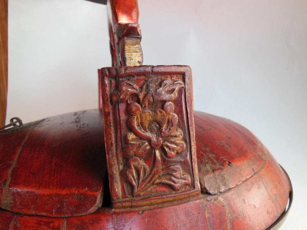 レア コレクター向け 漆器 時代物 金彩色 284