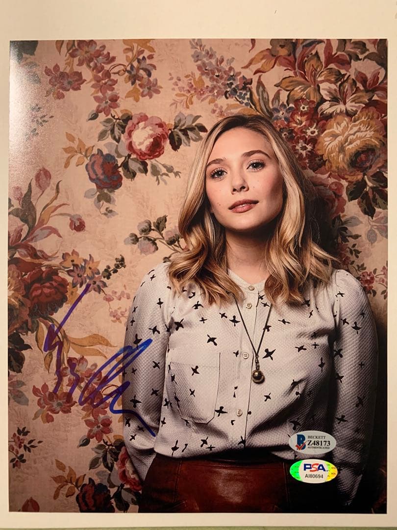 【PSA】エリザベスオルセン サインフォト