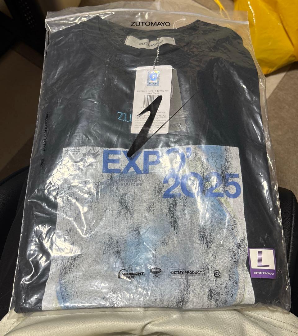 ずとまよ　万博　ミャクミャク　Tシャツ　黒　Lサイズ　ずっと真夜中でいいのに