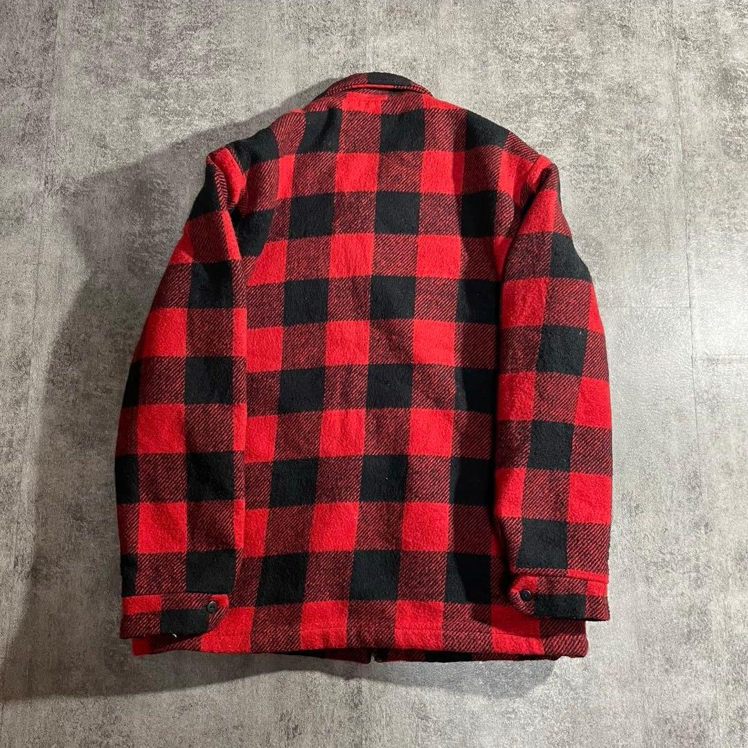 Cal-jac U.S.A. バッファローチェック 裏ボアジャケット赤黒Lサイズ