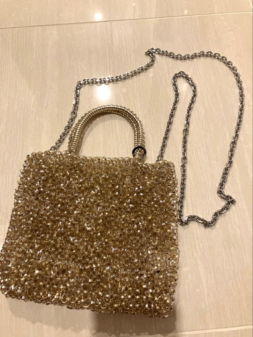 【美品】ANTEPRIMA スタンダード ミニアトゥーラ/シルバーゴールド