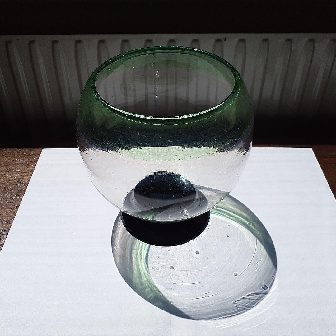 「ペコ」　　　　　　　　　アンティーク硝子　大正ロマン　とろとろガラス