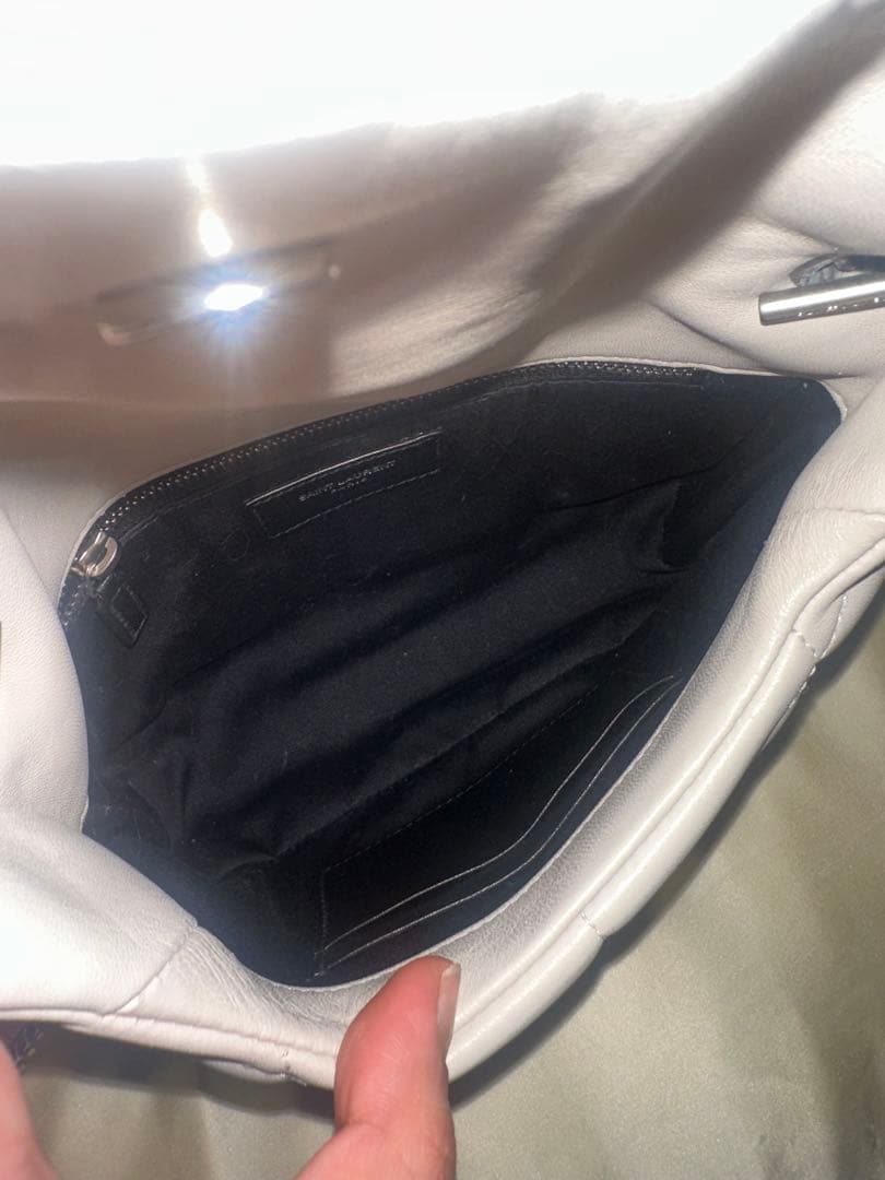 YSL パファースモール（キルティングナッパレザー）