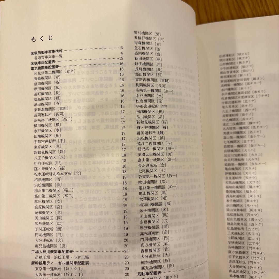 【希少】国鉄気動車、客車情報 編成表改題1984年版ジェー·アール·アール発行①