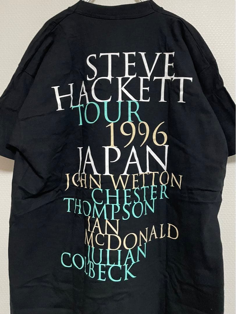 90s USA製 スティーヴ・ハケット1996 ツアーTシャツsize L