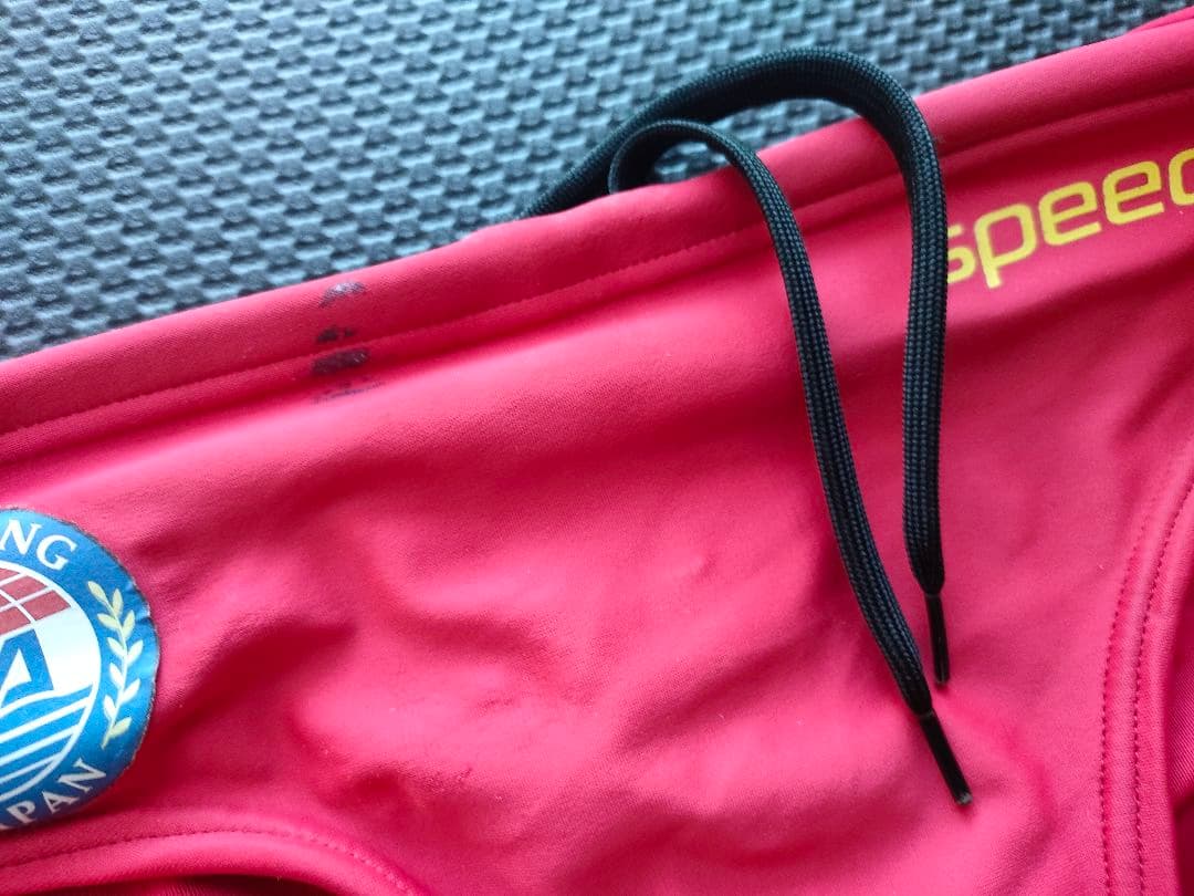 しー【希少】JLAライフセービング協会公式 メンズブーン　競パン　S