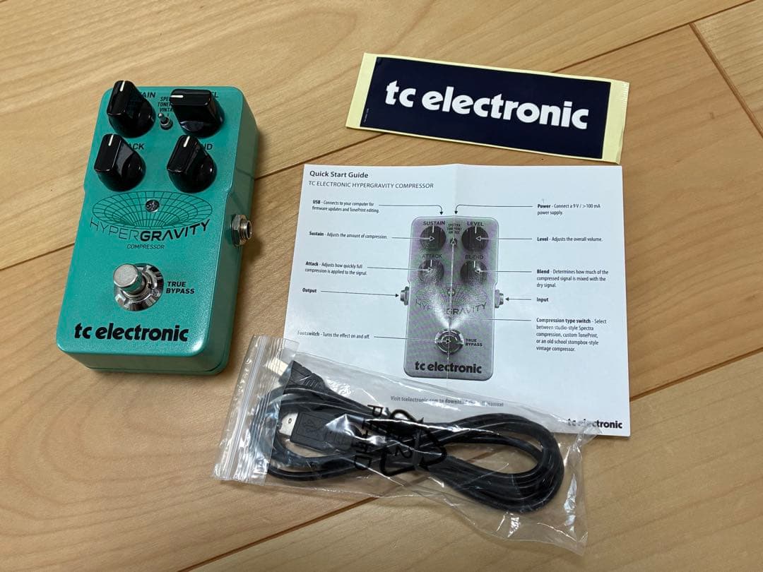 ギター HyperGravity Compressor TC ELECTRONIC