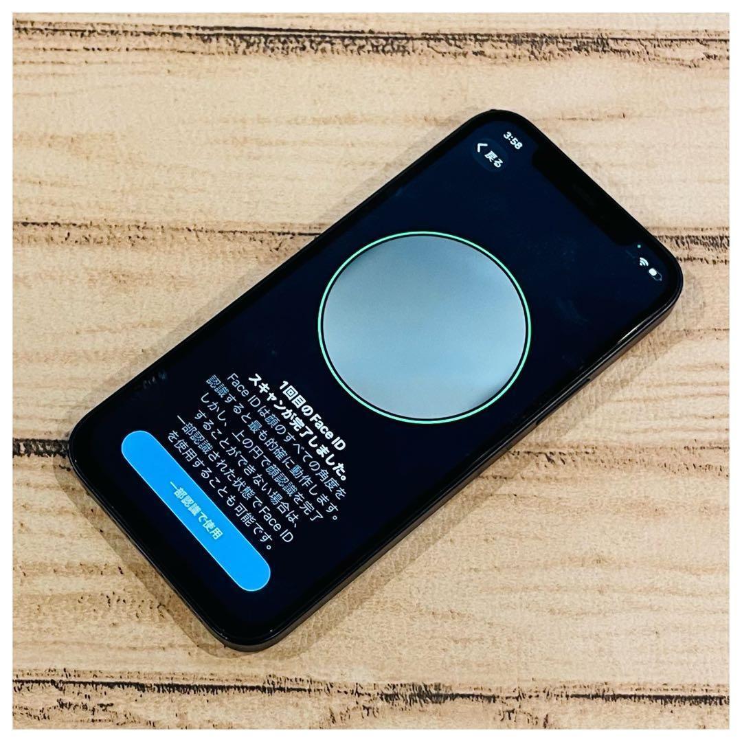 【美品】iPhone12 ブラック 256GB SIMフリー 100%