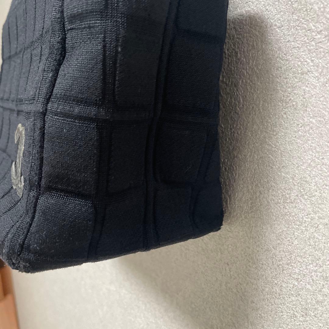 CHANEL ブラック ナイロン ショルダーバッグ　チョコバー