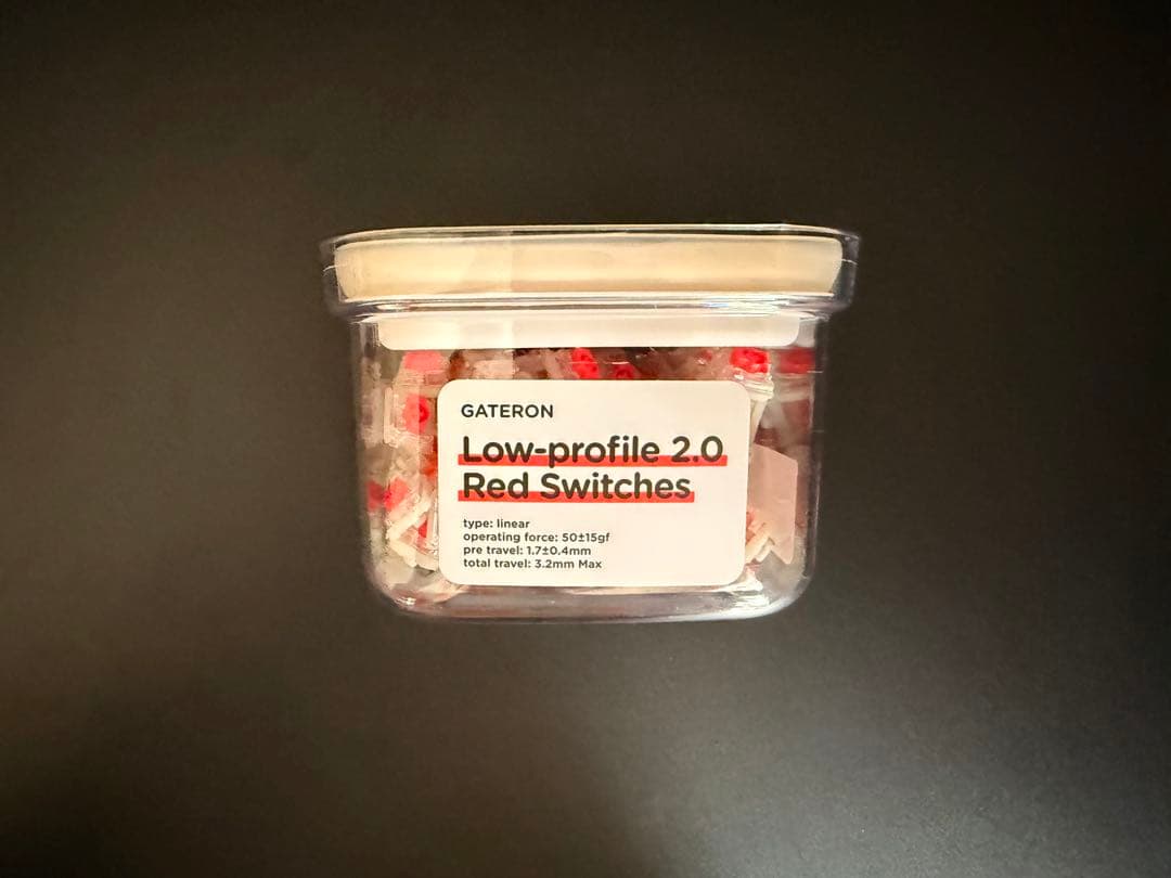 nuphy air75 v2 Cowberry軸 黒色 変えのキースイッチ付