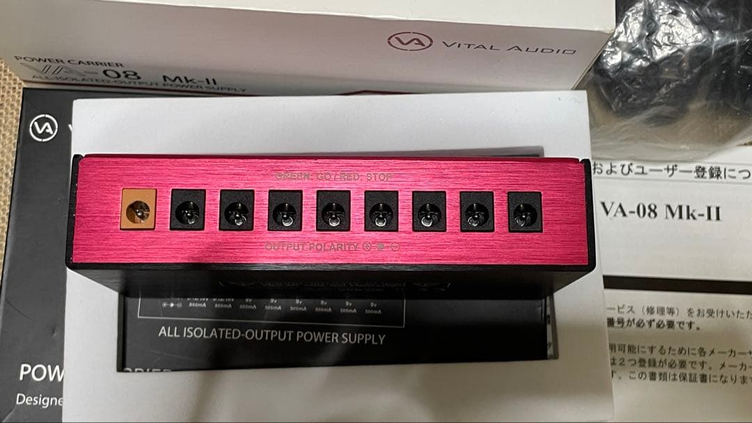 vital audio va-08 mk-2 動作未確認品！