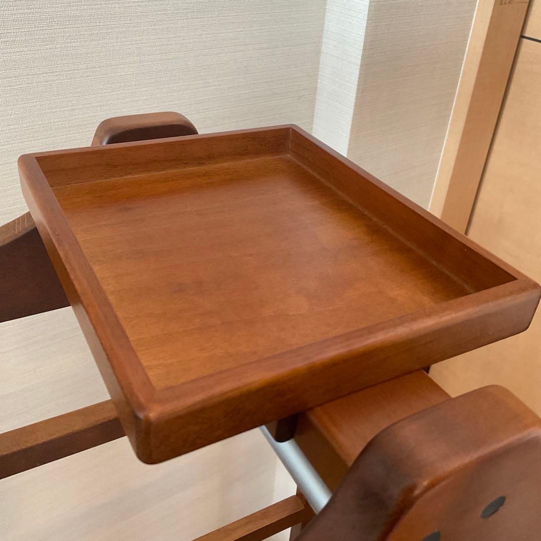 『専用品』豊岡クラフト　木製 ハンガーラック　日本製　上部トレイ・キャスター付き