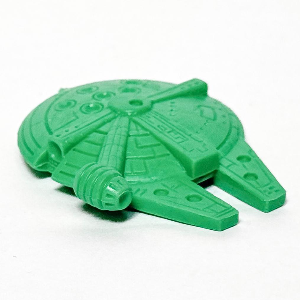 スターウォーズ　消しゴム　ミレニアムファルコン（緑）TAKARA U.S.A