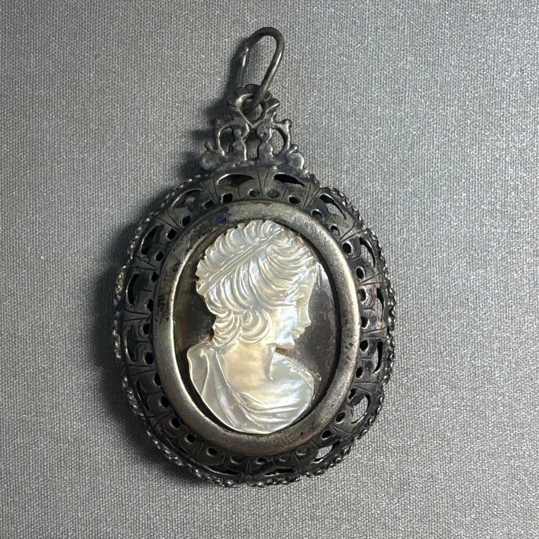 カメオ　アンティーク　ニューヨーク　アメリカ　ヴィンテージ