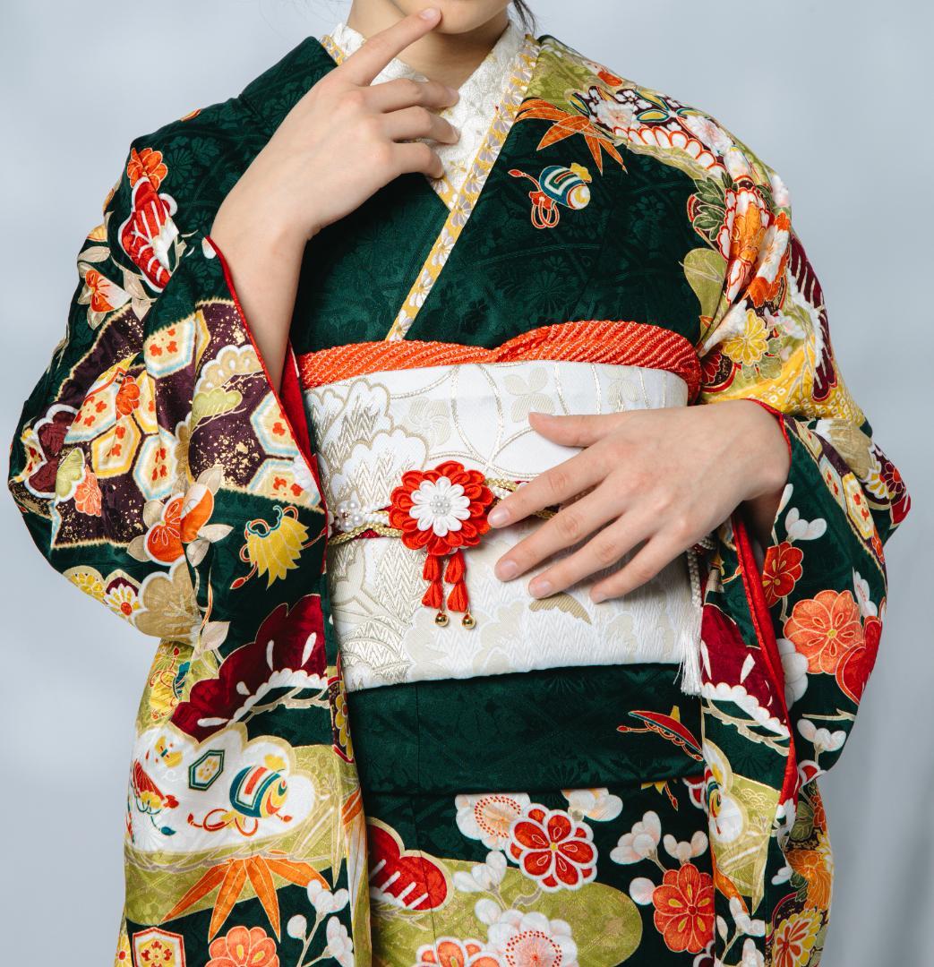 きの 草履バッグ、長襦袢なし【535】