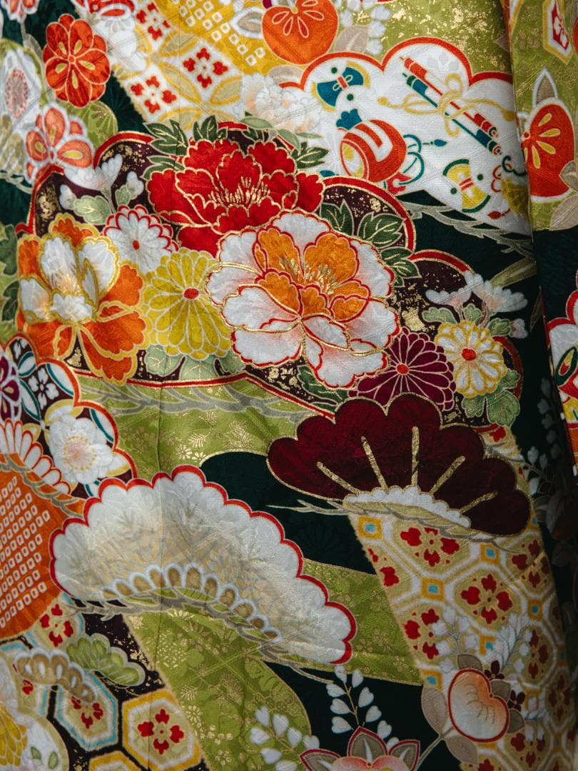 きの 草履バッグ、長襦袢なし【535】